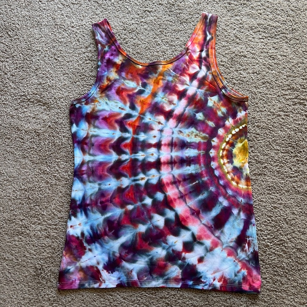 Wear my art! Ice dyed peacock feathers!